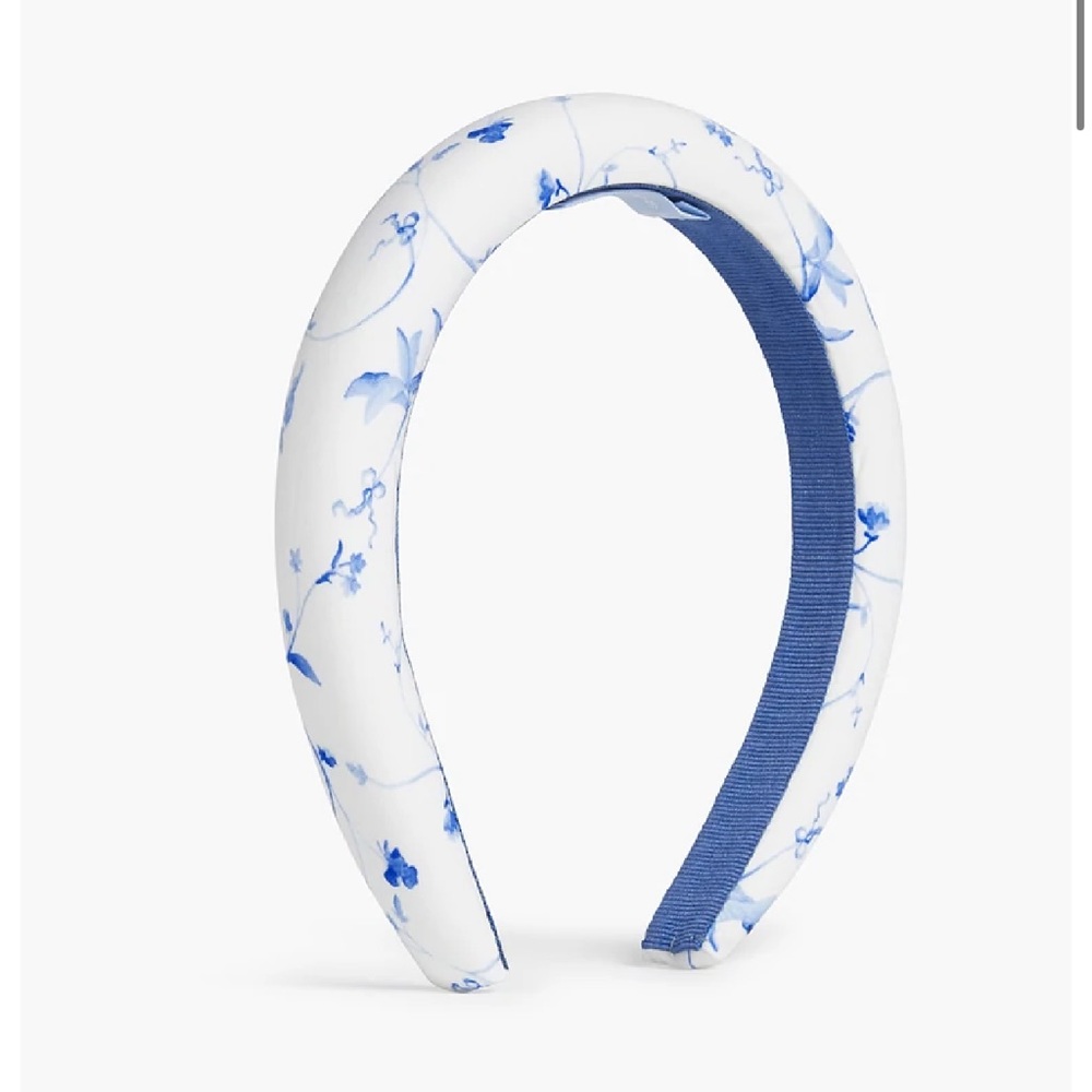 Hill House Home blue botanical Alice Headband. Sold out online. VGUC